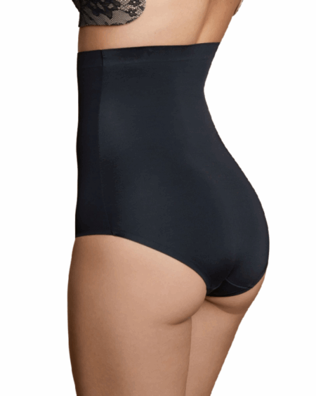 BYE-BRA - GIRDLE SEAMLESS ESTILO PANTIES BLACK SIZE S