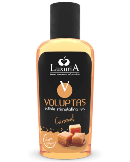 INTIMATELINE LUXURIA - VOLUPTAS EDIBLE MASSAGE GEL WARMING EFFECT - CARAMEL 100 ML