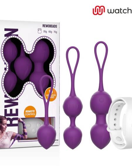 REWOLUTION - REWOBEADS VIBRATING BALLS REMOTE CONTROL WITH WATCHME TECHNOLOGY