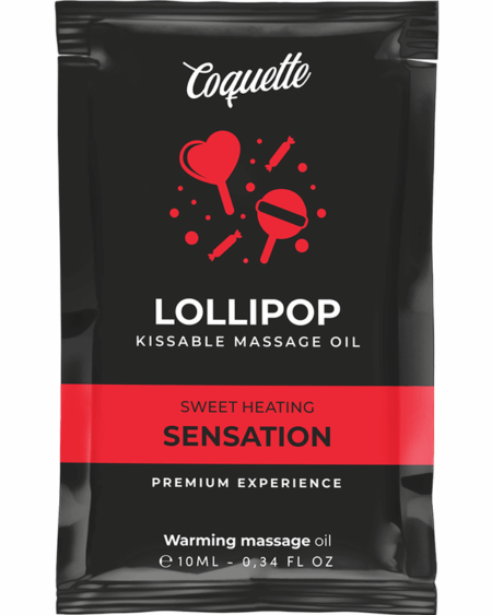 COQUETTE CHIC DESIRE - POCKET LOLLIPOP KISSABLE MASSAGE OIL HEATING SENSATION 10 ML
