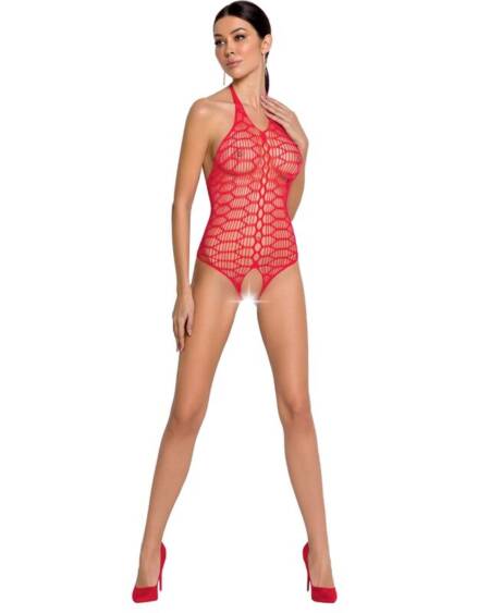 PASSION - WOMAN BS087 RED BODYSTOCKING ONE SIZE