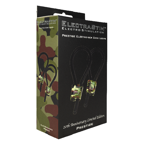 ELECTRASTIM - PRESTIGE ELECTRALOOPS ADJUSTABLE COCK RINGS CAMOUFLAGE – Bild 4