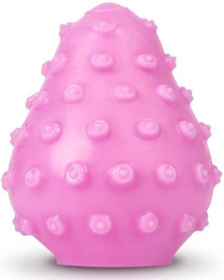 G-VIBE - REUSABLE TEXTURED MASTURBATOR EGG PINK
