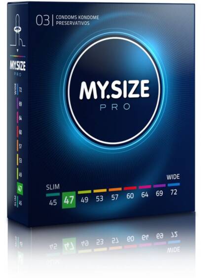 MY SIZE - PRO CONDOMS 47 MM 3 UNITS