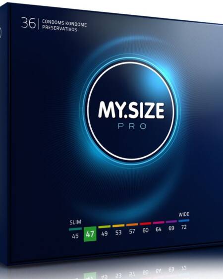 MY SIZE - PRO CONDOMS 47 MM 36 UNITS