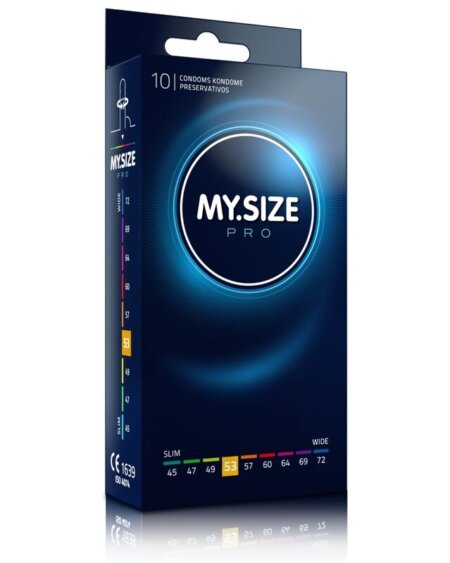 MY SIZE - PRO CONDOMS 53 MM 10 UNITS