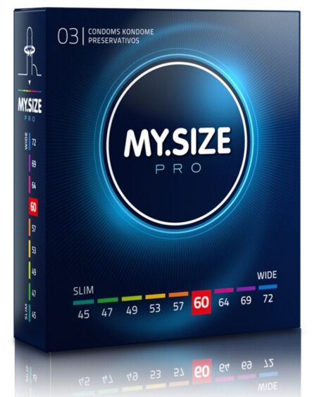 MY SIZE - PRO CONDOMS 60 MM 3 UNITS