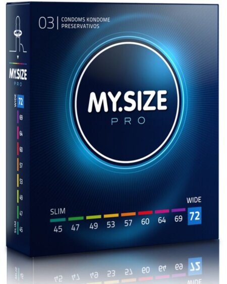 MY SIZE - PRO CONDOMS 72 MM 3 UNITS