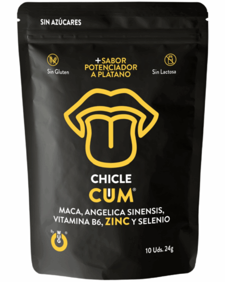 WUG SEX SENSE - CUM EJACULATION INCREASE GUM  SEMEN BANANA FLAVOR 10 UNITS