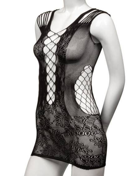CALEXOTICS - PEEK-A-BOO MINI DRESS ONE SIZE