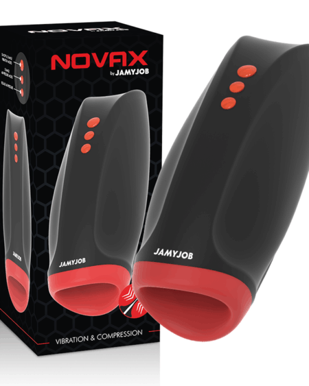 JAMYJOB - NOVAX MASTURBATOR WITH VIBRATION AND COMPRESSION