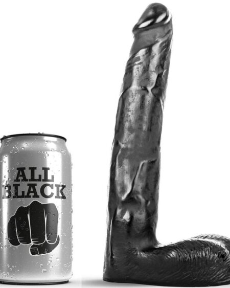 ALL BLACK - DILDO REALISTIC 21 CM