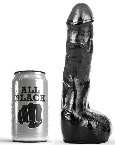 ALL BLACK - PENE REALISTIC ANAL 20 CM