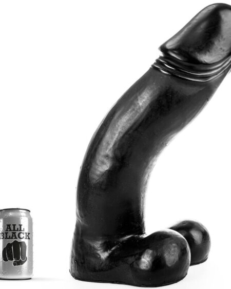 ALL BLACK - BLACK DILDO 45 CM