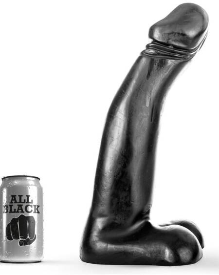 ALL BLACK - REALISTIC BLACK FISTING DILDO 29 CM