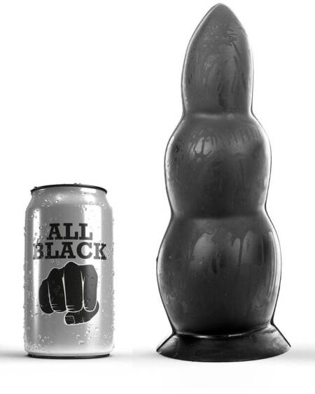 ALL BLACK - ANAL PLUG 23 CM