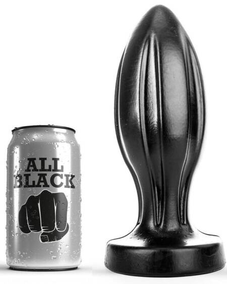 ALL BLACK - ANAL PLUG 21 CM