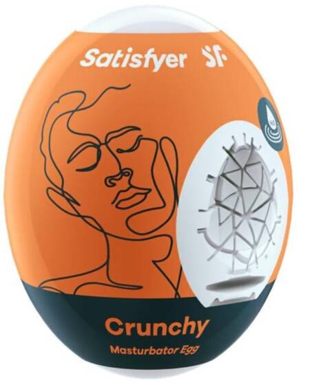 SATISFYER - CRUNCHY MASTURBATOR EGG
