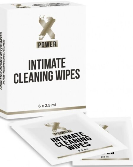 XPOWER - INTIMATE CLEANING WIPES 6 UNITS