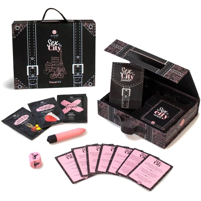 SECRETPLAY - SEX IN THE CITY TRAVEL KIT (ES/EN/DE/FR/NL/PT) – Bild 2
