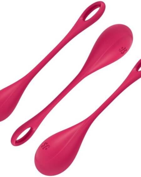 SATISFYER - YONI POWER 1 TRAINING SET RED