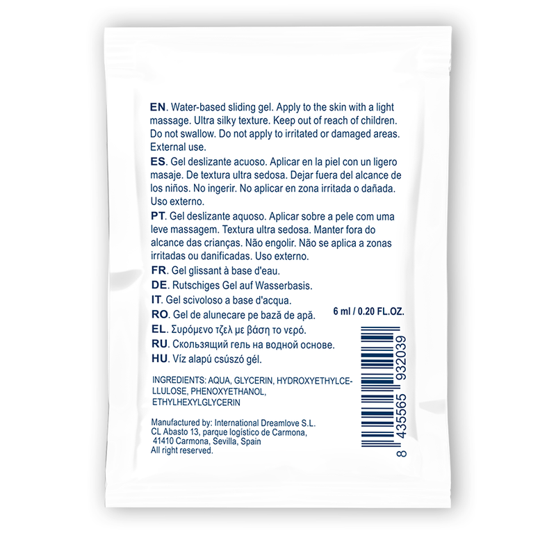 WATERFEEL - NEUTRAL WATER-BASED SLIDING GEL 6 ML – Bild 3