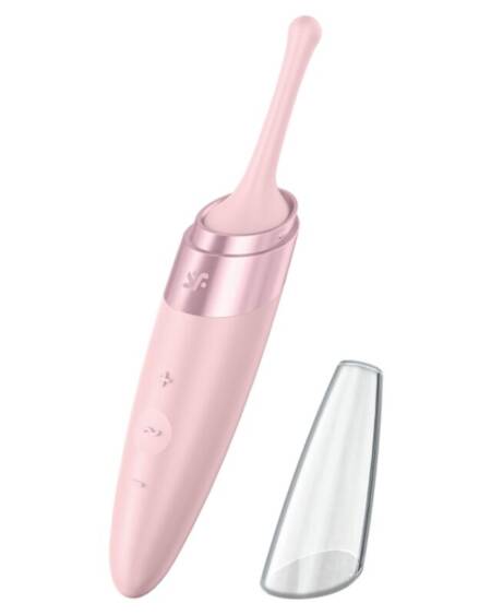SATISFYER - TWIRLING DELIGHT CLIT TIP VIBRATOR PINK