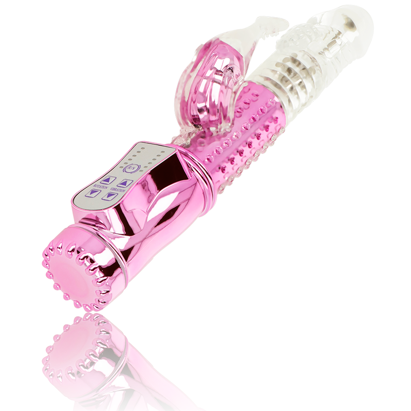 OHMAMA - VIBRATOR WITH ROTATION FUNCTION AND CLITORIS STIMULATOR - Image 3