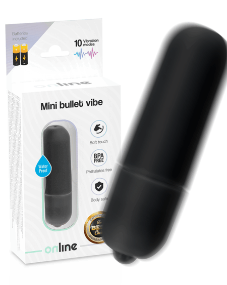 ONLINE - MINI BULLET VIBE BLACK