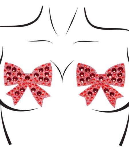 LEG AVENUE - BOWS NIPPLE COVERS ONE SIZE