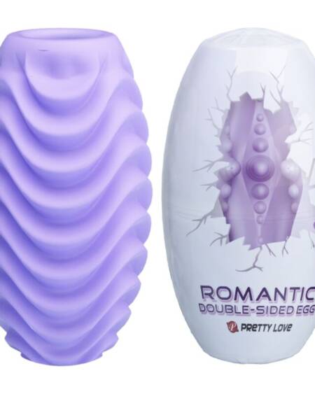 PRETTY LOVE - DOUBLE SIDED LILAC MASTURBATOR EGG