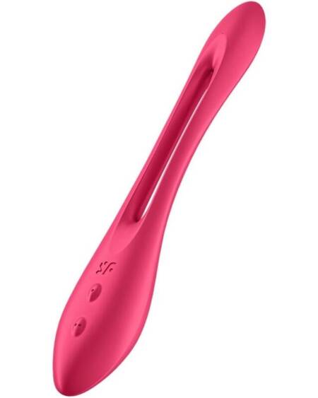 SATISFYER - ELASTIC JOY MULTI VIBRATOR RED