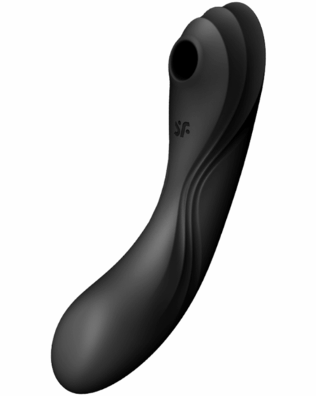 SATISFYER - CURVY TRINITY 4 AIR PULSE VIBRATOR BLACK