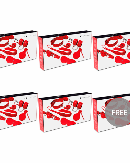 EXPERIENCE - BDSM FETISH KIT RED SERIES 5+1 FREE