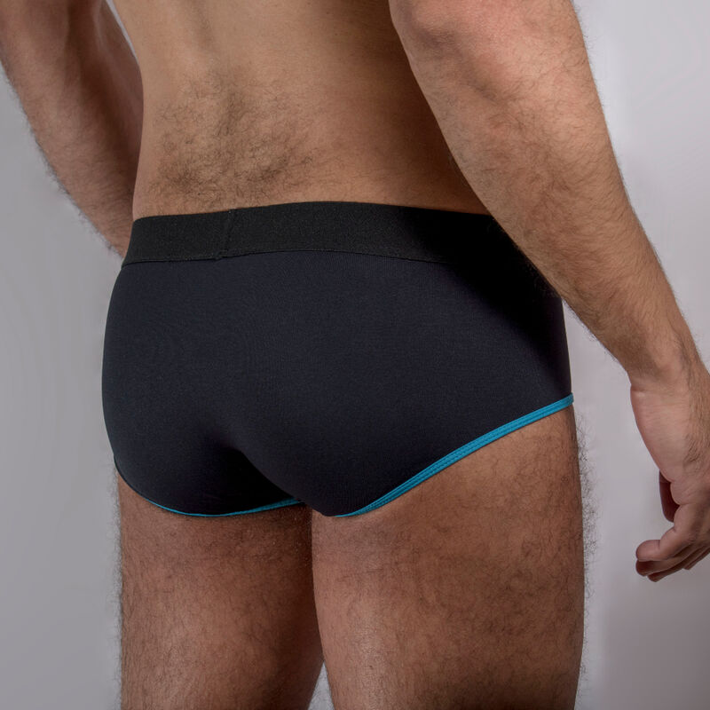 MACHO - MS24B BRIEF UNDERPANTS DARK BLUE S - Image 3