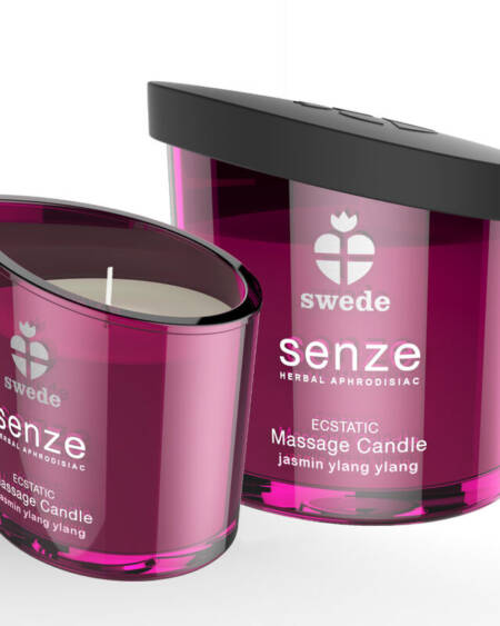 SWEDE - SENZE ECSTATIC MASSAGE CANDLE - JASMINE, YLANG YLANG