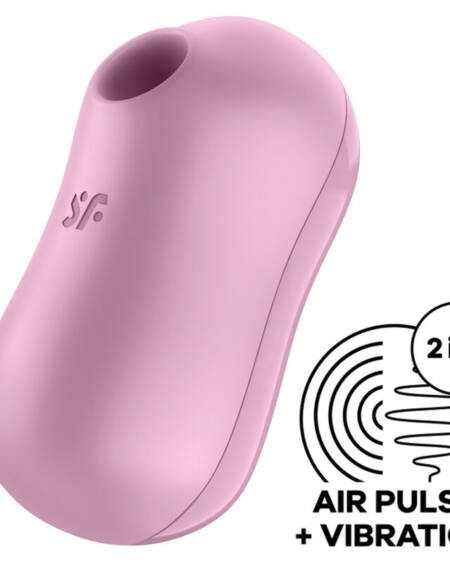 SATISFYER - COTTON CANDY AIR PULSE STIMULATOR  VIBRATOR LILAC