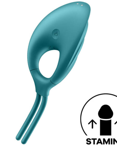 SATISFYER - SWORDSMAN RING VIBRATOR GREEN