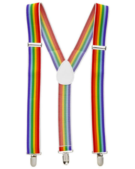 PRIDE - LGBT FLAG SUSPENDERS