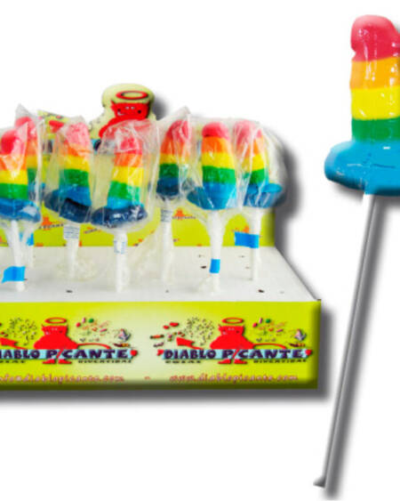 PRIDE - GUMMY LOLLIPOP PENIS LGBT