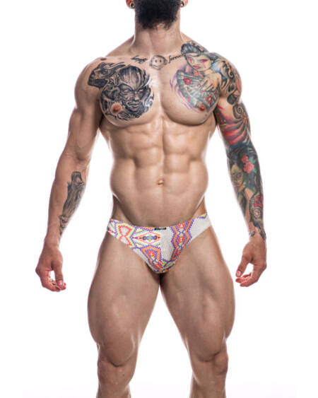 CUT4MEN - LOW RISE BRIEF AZTEC L