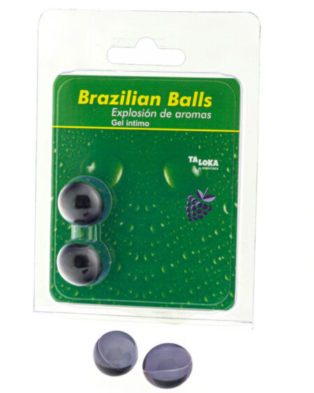 TALOKA - 2 BRAZILIAN BALLS BERRIES INTIMATE GEL