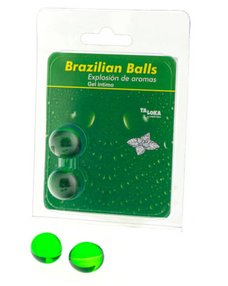 TALOKA - 2 BRAZILIAN BALLS MINT INTIMATE GEL