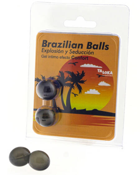 TALOKA - 2 BRAZILIAN BALLS COMFORT EFFECT EXCITING GEL