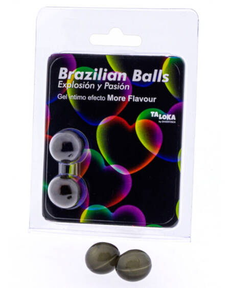 TALOKA - 2 BRAZILIAN BALLS MORE FLAVOUR EFFECT EXCITING GEL