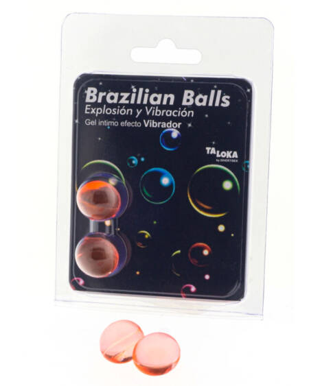 TALOKA - 2 BRAZILIAN BALLS VIBRATING EFFECT EXCITING GEL