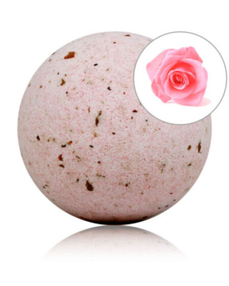 TALOKA - ROSES SCENTED BATH BOMB WITH ROSE PETALS