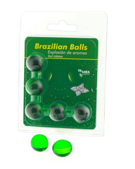 TALOKA - 5 BRAZILIAN BALLS MINT INTIMATE GEL