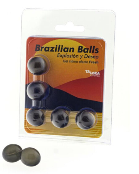 TALOKA - 5 BRAZILIAN BALLS FRESH EFFECT EXCITING GEL