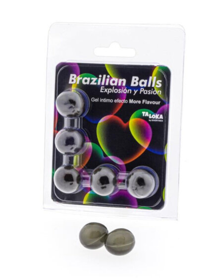 TALOKA - 5 BRAZILIAN BALLS MORE FLAVOUR EFFECT EXCITING GEL